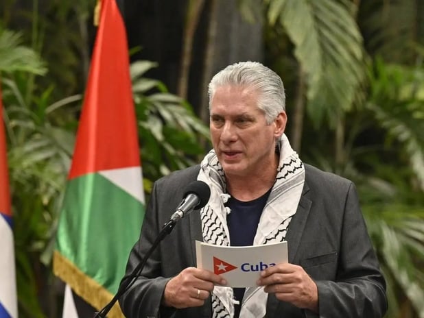 Küba lideri Canel'den İsrail'e sert soykırım eleştirisi