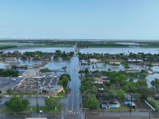 ABD-Meksika sınırında sel felaketi: 4 ölü