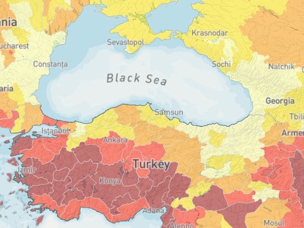 2050 haritası, Türkiye'yi bekleyen su kıtlığı tehlikesini gözler önüne seriyor