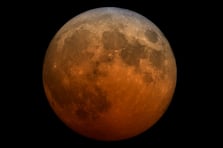 Kanlı Ay tutulmasının görüntüleri yayınlandı