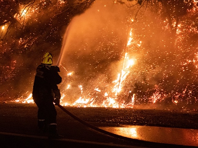 Güney Kore'de orman yangınları 14 bin hektar alanı küle çevirdi