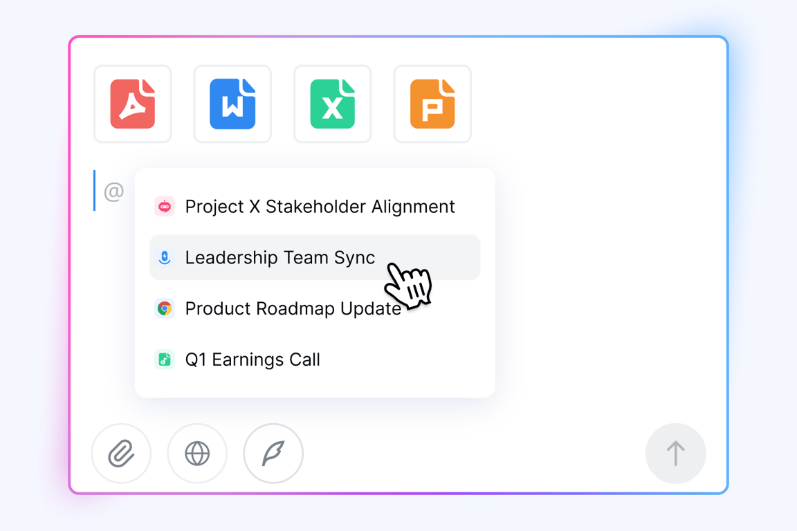 Notta Brain referencing multiple meetings for cross-meeting synthesis