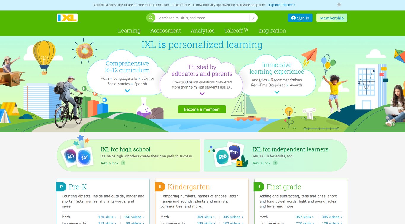 IXL Learning Platform