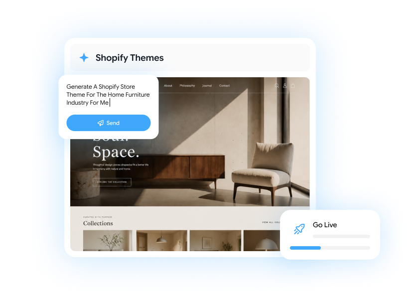 StoreClaw Shopify store theme generation