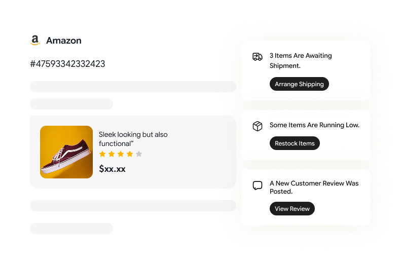 StoreClaw monitors Amazon shipments inventory and customer reviews