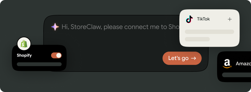 Connect Shopify TikTok and Amazon