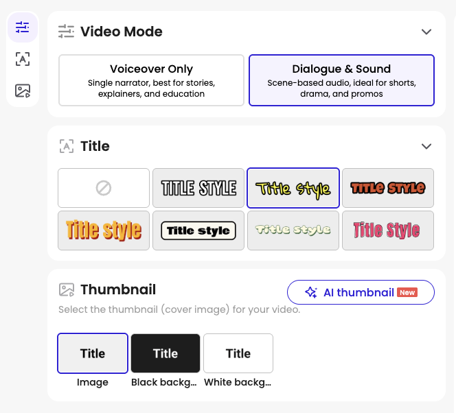 Modo de Diálogo y Sonido