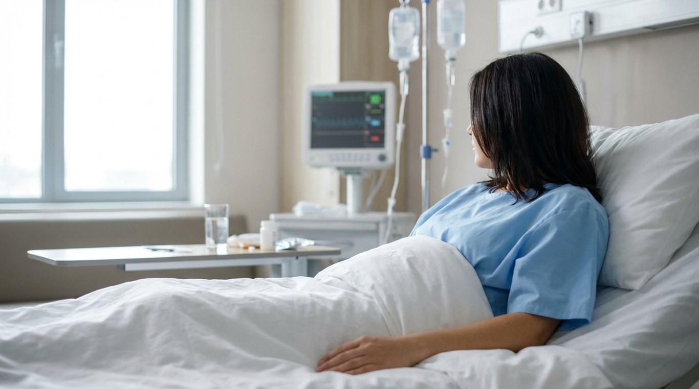 Hospital patient representing emergency medical expenses