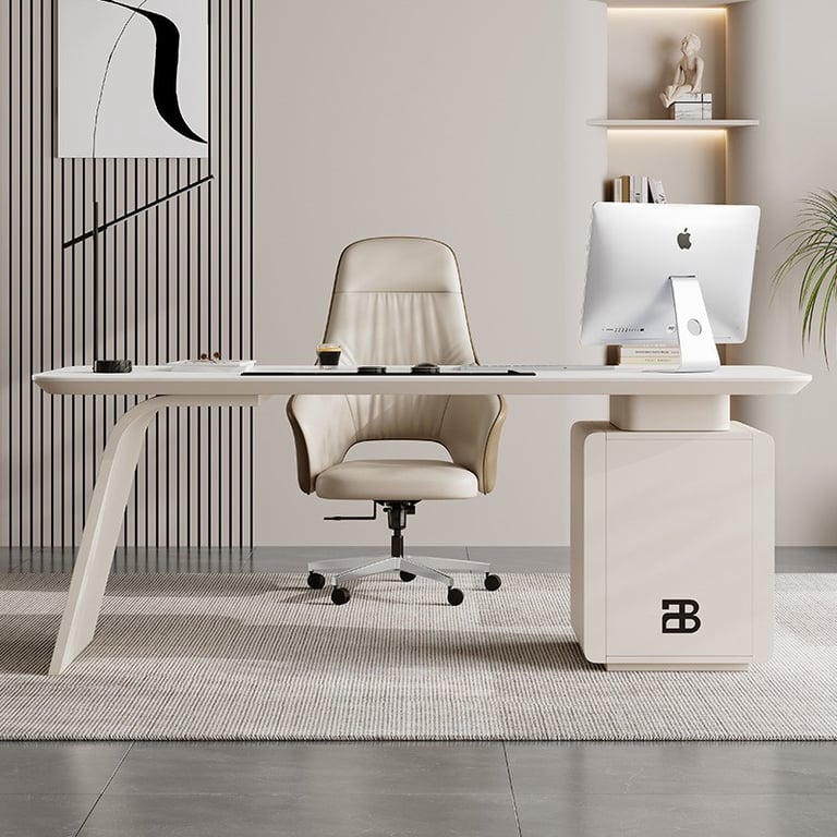 Agatha Sintered Stone Director Desk