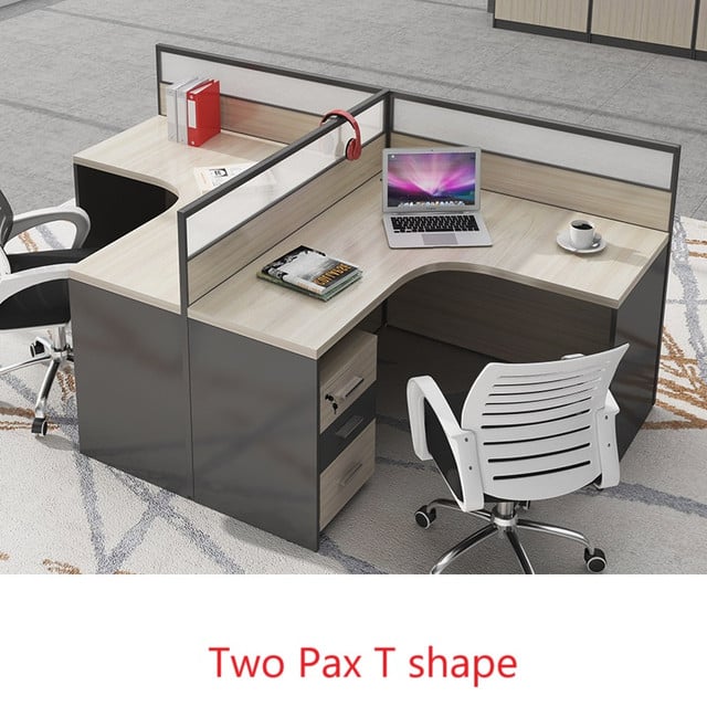 Junko Office Workstation TS 06 modern multi user desk. Image height is 400 and width is 400