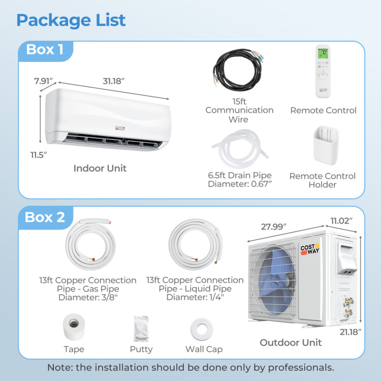 Serie Blast 12000 BTU 20 SEER2 - 23 dB