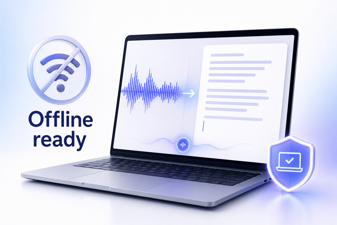 Notta Desktop Privacy Mode working offline after local model setup