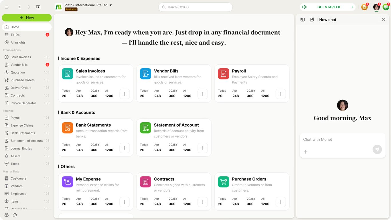 Traditional manual accounting workflow