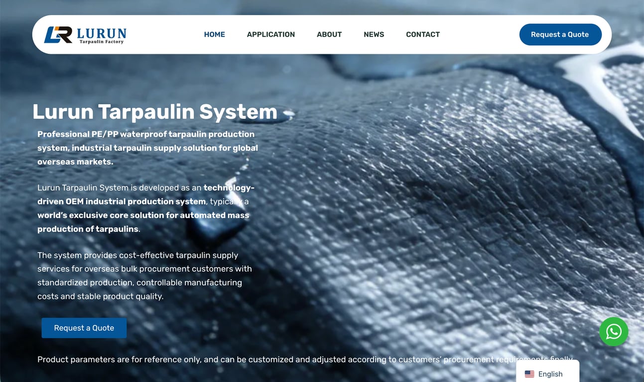 Linyi Lurun Tarpaulin Factory