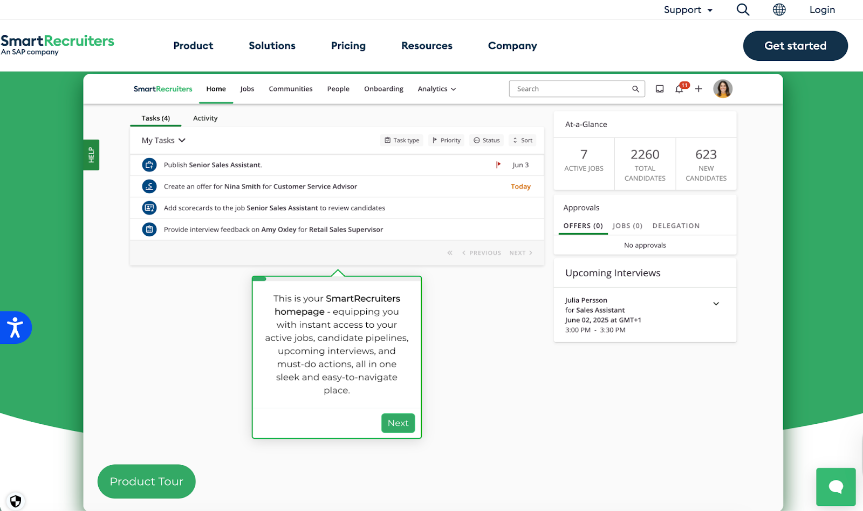 แพลตฟอร์ม SmartRecruiters