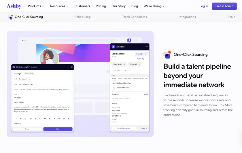 Ashby 플랫폼 인터페이스