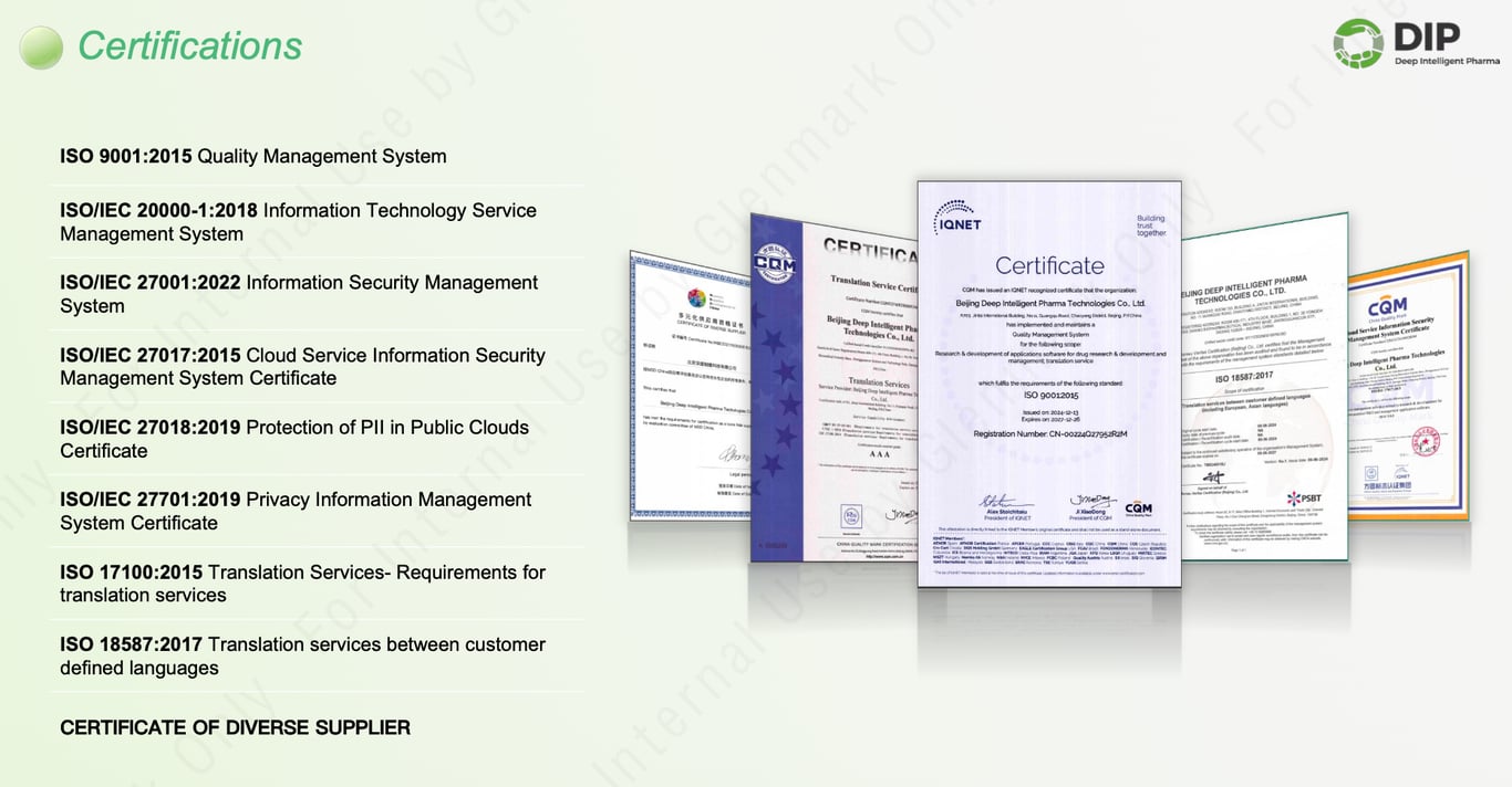 Certifications