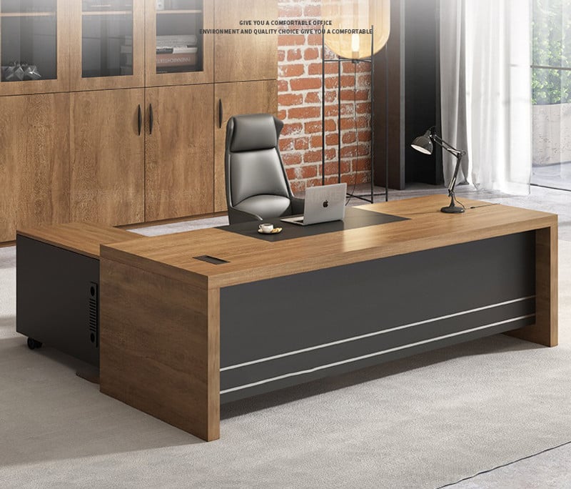 Rosco Wooden Director Table Modern Style