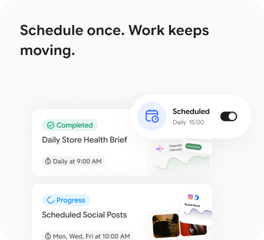 Scheduled Automated Workflows