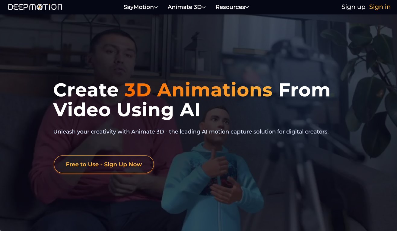 DeepMotion Interface
