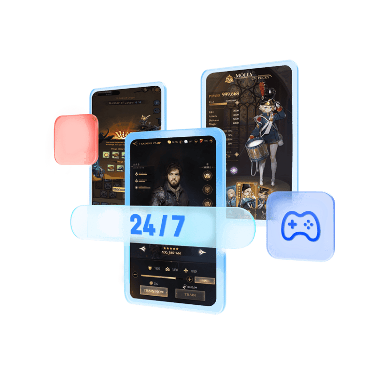 Windows에서 연중무휴 AFK 게임