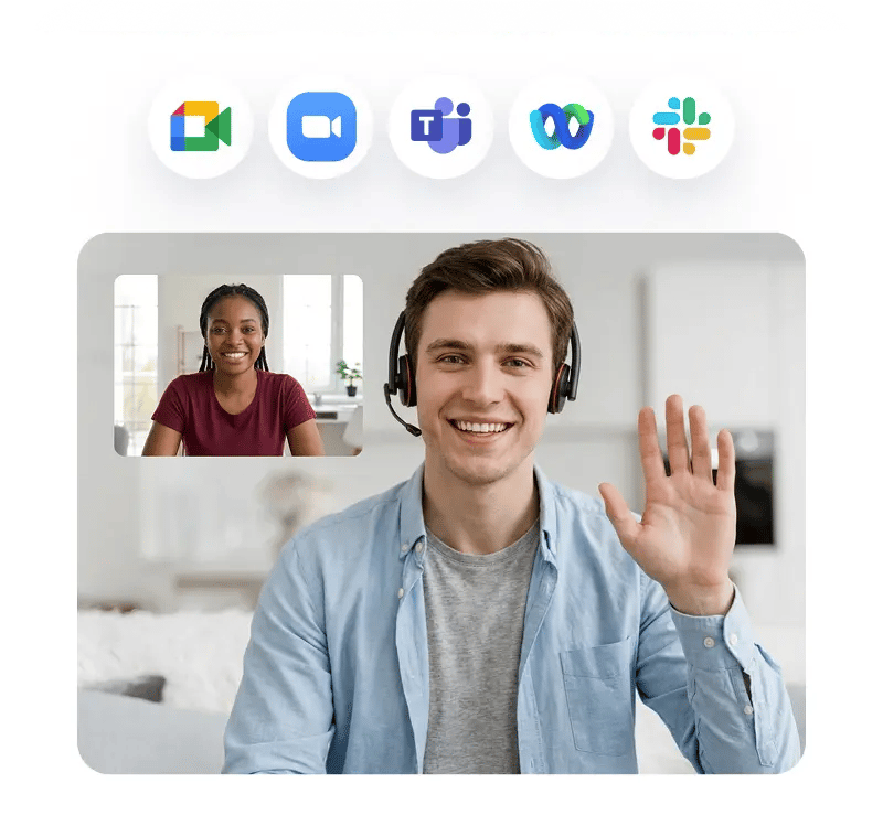 Notta online meeting transcription for Google Meet, Zoom, Teams and Slack