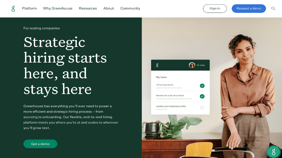 หน้าแรกของ Greenhouse