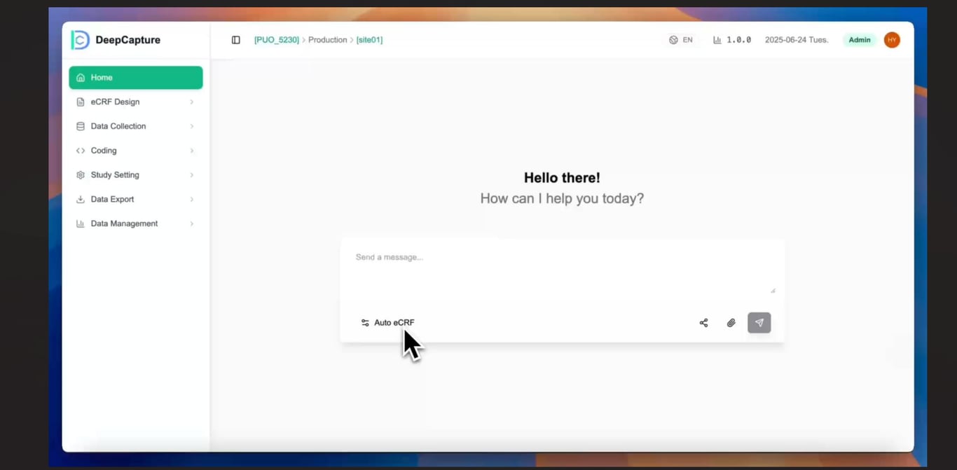 DeepCapture Interface