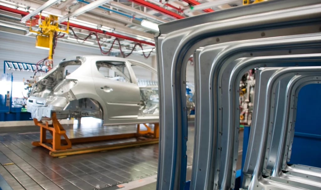 Automotive manufacturing automation line for car body parts production at Automechanika Jakarta 2026
