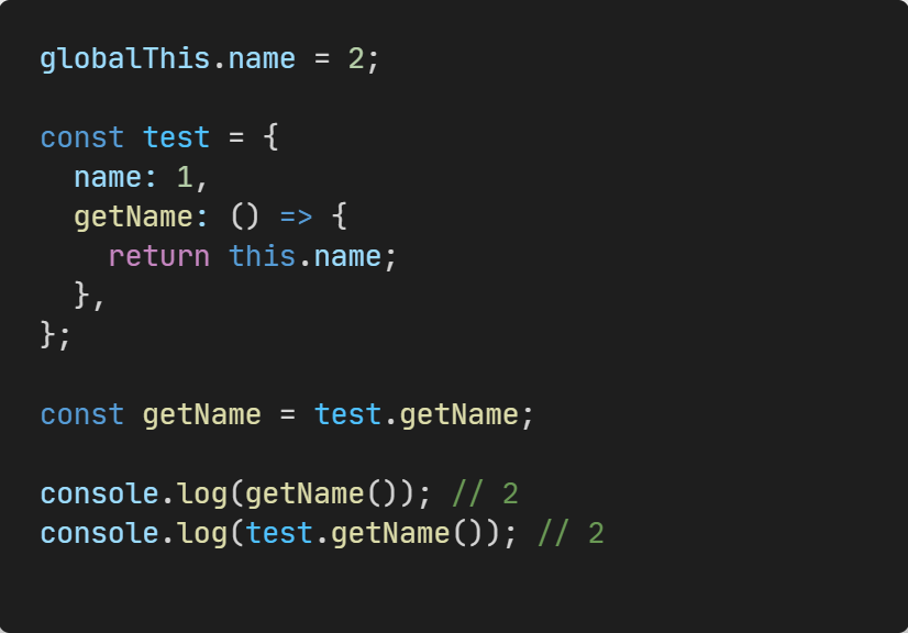 JavaScript arrow function hoisting example showing temporal dead zone behavior
