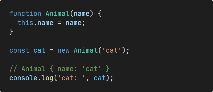 JavaScript arrow function this binding example showing lexical this context