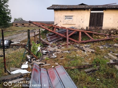 Un fort orage à détruit leur maison, aidons-les à se relever