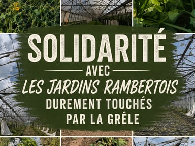 Solidarité avec les Jardins Rambertois