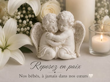 Bébés anges Lyam & Elena obsèque