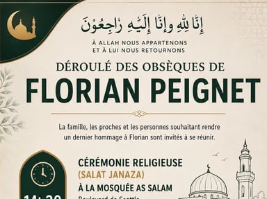 Cagnotte pour notre frere Florian Peignet Allah y rahmo