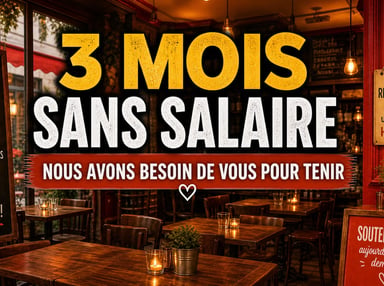 3 mois sans paie, aidez-nous à tenir