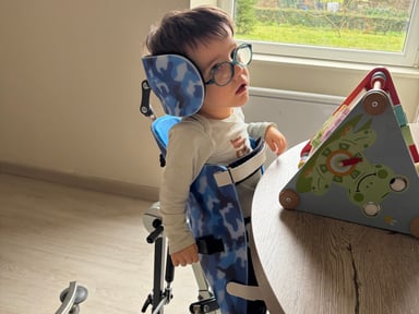 Soutenir Gwilherm dans sa paralysie cérébrale