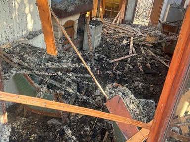 Solidarité maison incendie Rodès 66 Agnès Glory