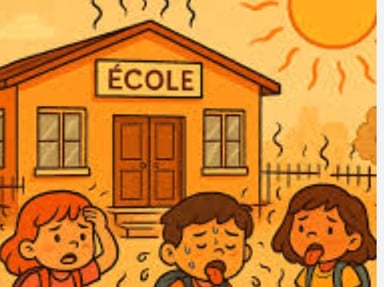Besoin d'équipements pour une école maternelle contre la chaleur
