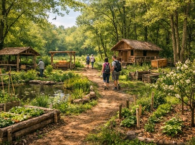 Création d'un sanctuaire pour la biodiversité et le jardinage