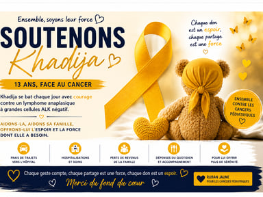 Ensemble contre les cancers pédiatriques - pour Khadija