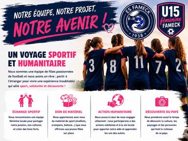 U15 Féminines ES Fameck : un voyage entre football, solidarité et découverte
