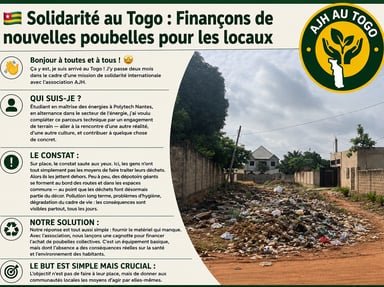 Un environnement plus propre au Togo : Soutenez notre projet !