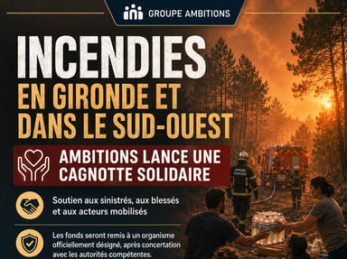 Incendies en Gironde et dans le Sud-Ouest : un élan de solidarité pour les victi