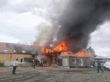 Incendie dévastateur à la Drouerie