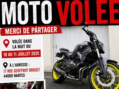 Aidez Clément à retrouver un moyen de transport après le vol de sa moto