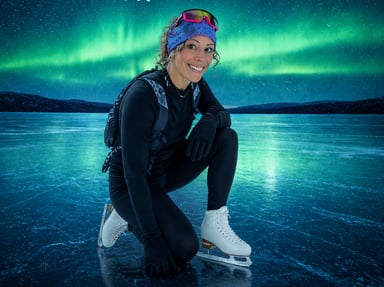 Laet au lap on ice ⛸️🌌