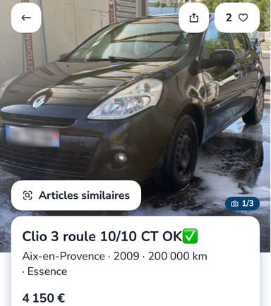 Acheter une voiture