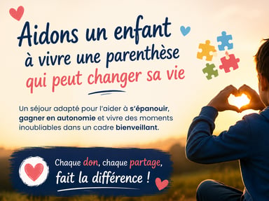 ❤️ Aidons Rayan à partir en séjour adapté