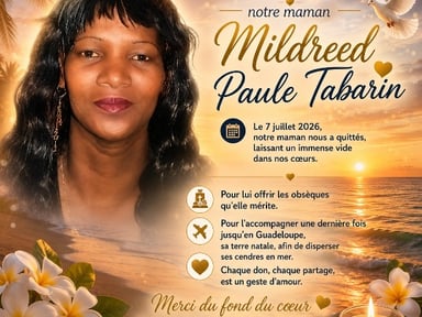 En hommage à notre maman,mamie,amie… soutient pour ce dernier voyage .